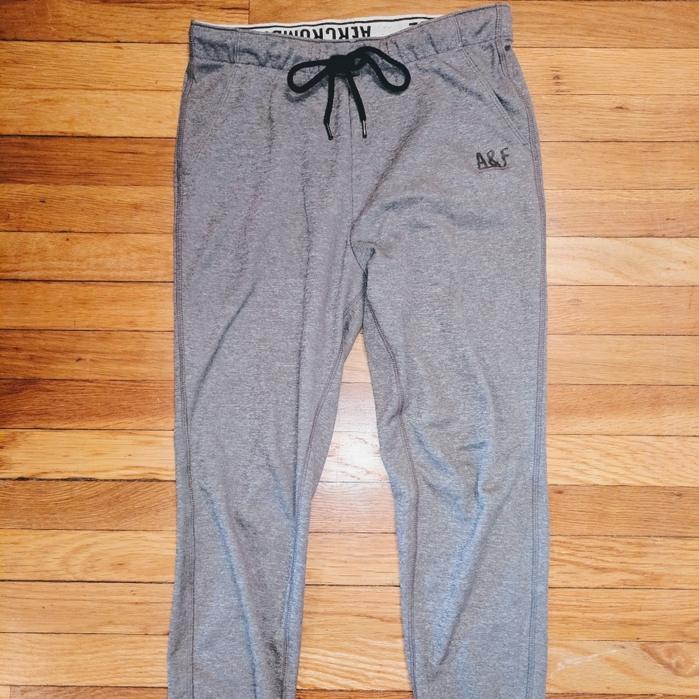 A & F Gray Joggers